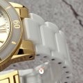 Ceramic ladies quartz watch with day-date 春夏款式 Orient